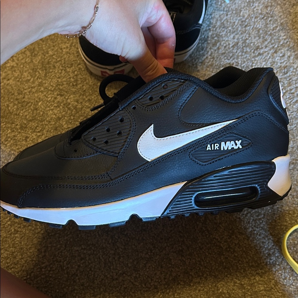 Nike Air Max Black and White Sneakers